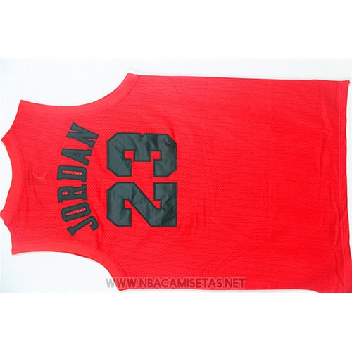 Camiseta Michael Jordan NO 23 Rojo2 Negro